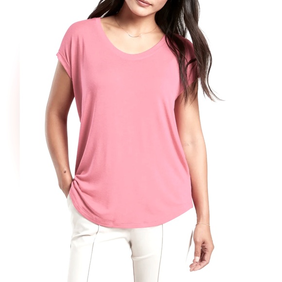 Athleta Women's Rose Short Sleeve Tee - Picture 1 of 7